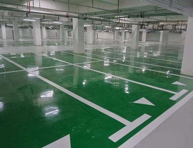 张家口张家口小区停车场标线